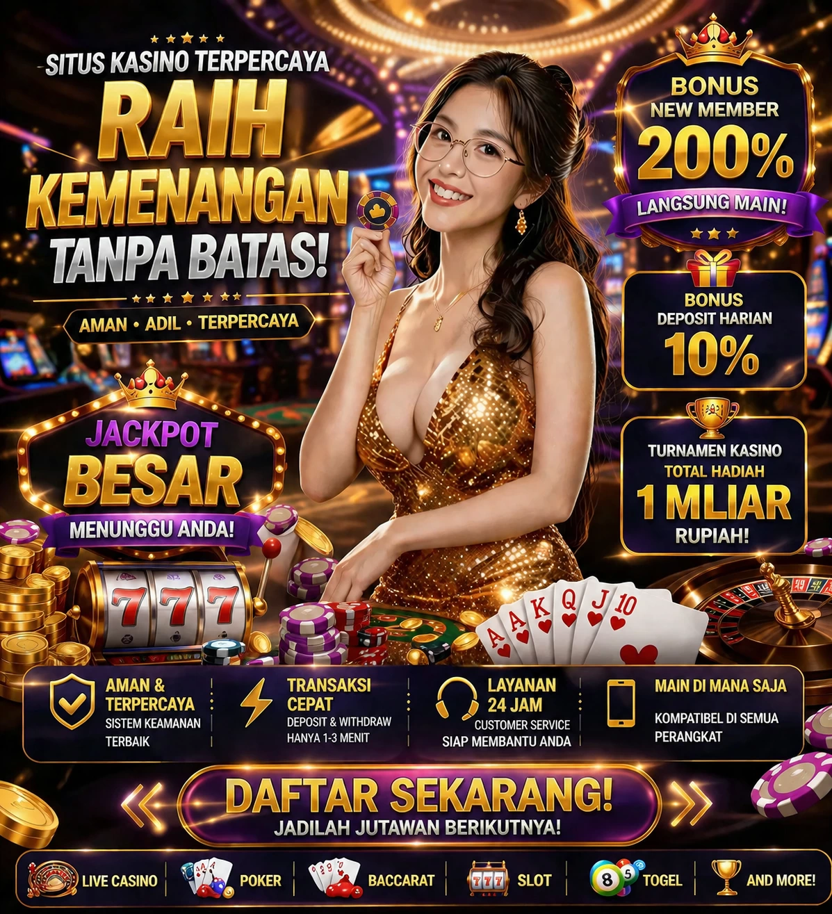 Roleta e blackjack sw777